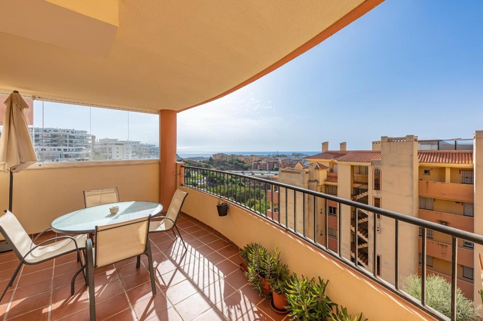 Apartamento Acogedor Con Vista Al Mar Málaga Exterior foto